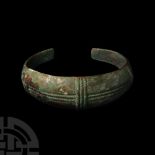 Viking Age Bronze Bracelet with Rope Design