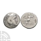 Ancient Greek Coins - Macedonia - Alexander III (the Great) - Countermarked AR Tetradrachm