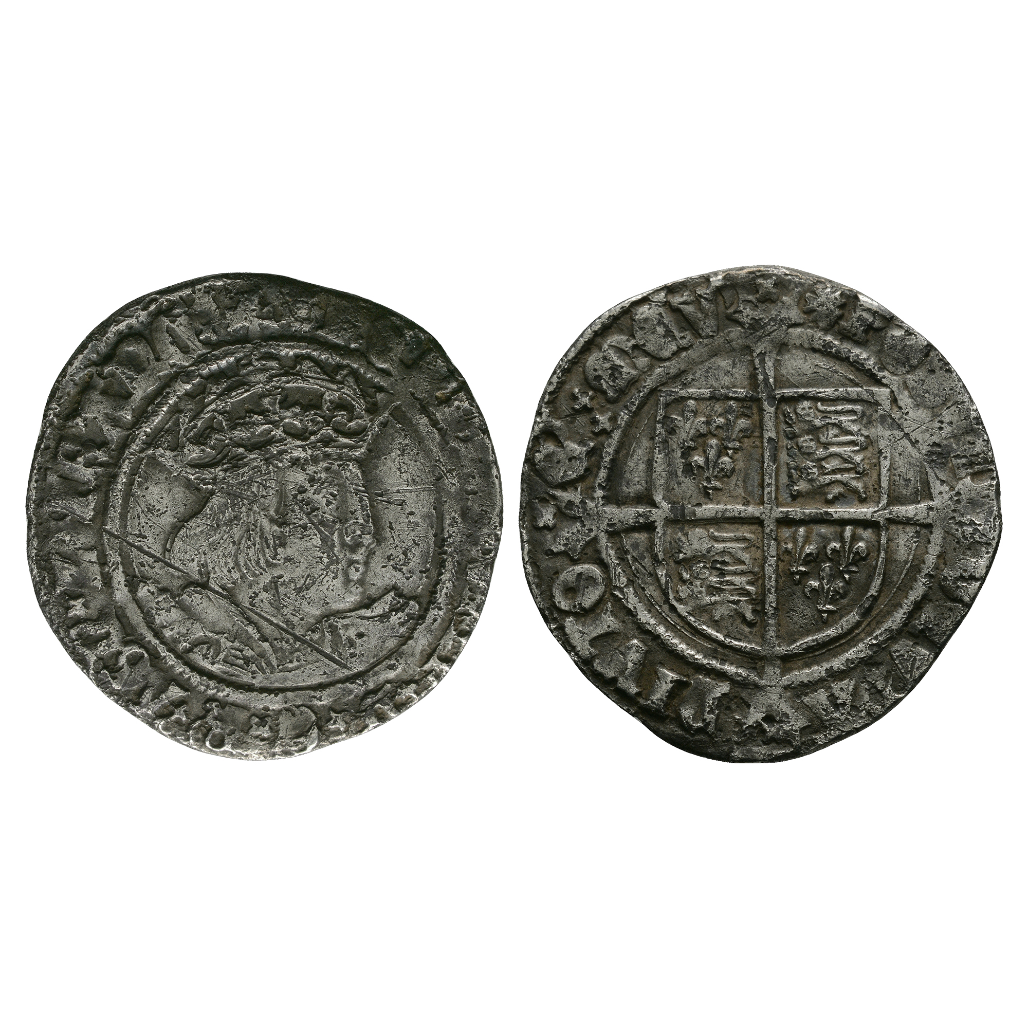 English Tudor Coins - Henry VIII - Profile Groat