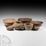 Medieval Glazed Pottery Group