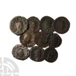 Ancient Roman Imperial Coins - Gallianus to Quintillus - AE Antoninianii Group [10]