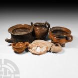 Medieval Glazed Pottery Group