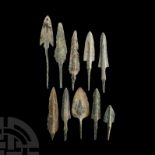 Luristan Bronze Arrowhead Group