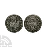 World Coins - German States - Silesia - Leopold - 1698 - 3 Kreuzers