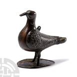 Medieval Bronze Limoges Eucharistic Dove