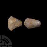 Stone Age British Neolithic Polished Axe Fragment Group