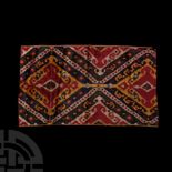 Turkish Velvet Textile Fragment