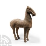 Chinese Han Painted Terracotta Horse