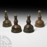 Roman Bronze Triclinium Finial Set