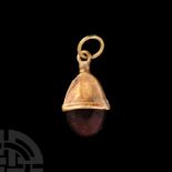 Viking Age Gold Elf Shot Pendant