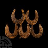 Medieval Iron Horseshoe Group