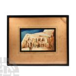 Egyptian Temple of Abu Simbel by J. W. Cox