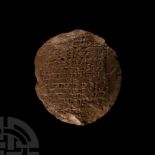 Important Western Asiatic Royal Cuneiform Nail of King Lipit-Eshtar of Isin