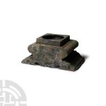 Roman Bronze Statue Base