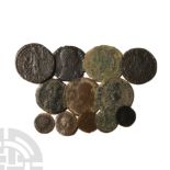 Ancient Roman Imperial Coins - Gratian and Others - Folles and AE Group [12]
