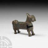 Western Asiatic Bronze Lion Padlock