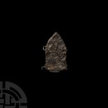 Medieval Pewter Pilgrim's Badge with Bishop