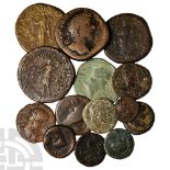 Ancient Roman Imperial Coins - Nero and Later - AE Coin Group [14]