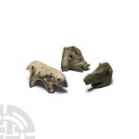 Iron Age Celtic Bronze Boar Collection