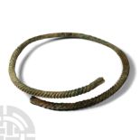 Pre-Viking Bronze Twisted Torc