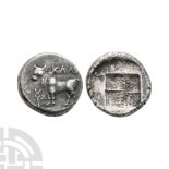 Ancient Greek Coins - Bithynia - Calcedon - Bull AR Drachm