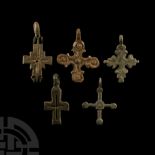 Byzantine Bronze Cross Collection