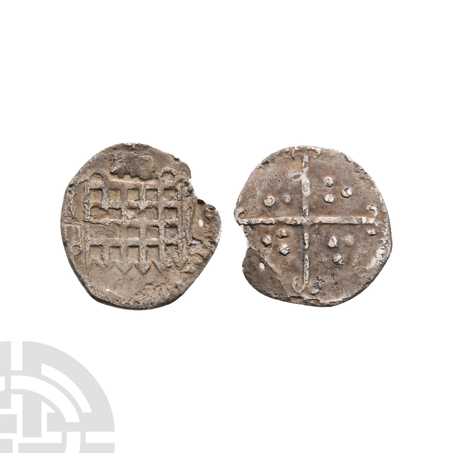 English Tudor Coins - Elizabeth I - Portcullis Halfpenny