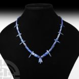 Bactrian Style Lapis Lazuli Bead Necklace