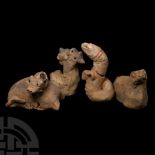 Chinese Han Ceramic Animal Figure Group