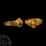 Medieval Gold Quatrefoil Ring