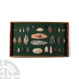 American Native Stone Axe and Arrowhead Collection