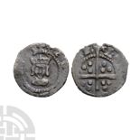 English Tudor Coins - Henry VII - London - Long Cross Halfpenny
