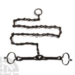 Pre-Viking Iron Slave Chain Shackle