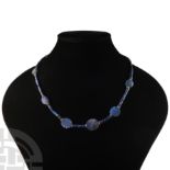 Bactrian Style Lapis Lazuli Bead Necklace