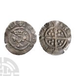 English Medieval Coins - Henry VI - London - Leaf Pellet Halfpenny