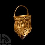 Pre-Viking Gold Aroma Bucket Pendant