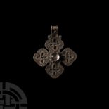 Viking Age Silver Cross Pendant