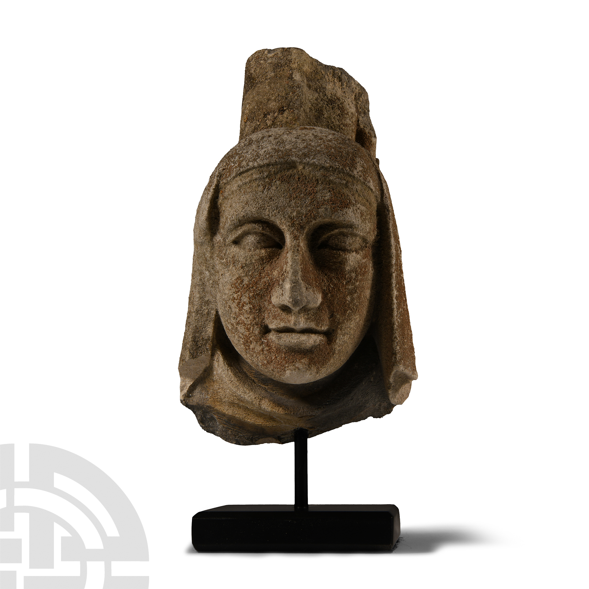 Medieval Limestone Corbel Head - Image 2 of 2