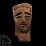 Egyptian Wooden Face Mask