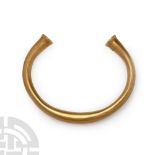 Bronze Age Gold Torc-Shaped Bracelet
