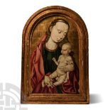 Medieval Virgin and Child by a Follower of Dirk Bouts