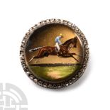 Racing Horse Owner's Jewel with Diamonds