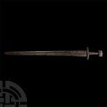 Viking Age Single-Handed Sword with Five-Lobed Pommel
