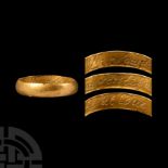 Post Medieval Gold 'No recompence but love' Posy Ring