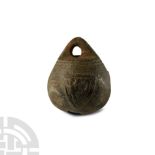 Medieval Bronze Heraldic Weight Casing