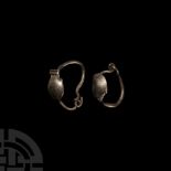 Roman Silver Earring Pair