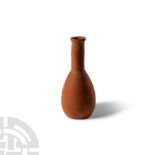 Roman Terracotta Vase with Spiral Decorated Base