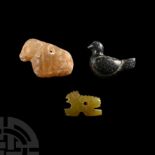 Western Asiatic Stone Animal Amulet Collection