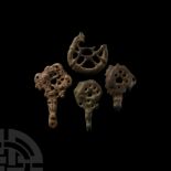 Viking Bronze Urnes Style Mount Collection