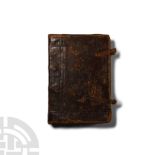 Leather Bound Religious Manuscript Book